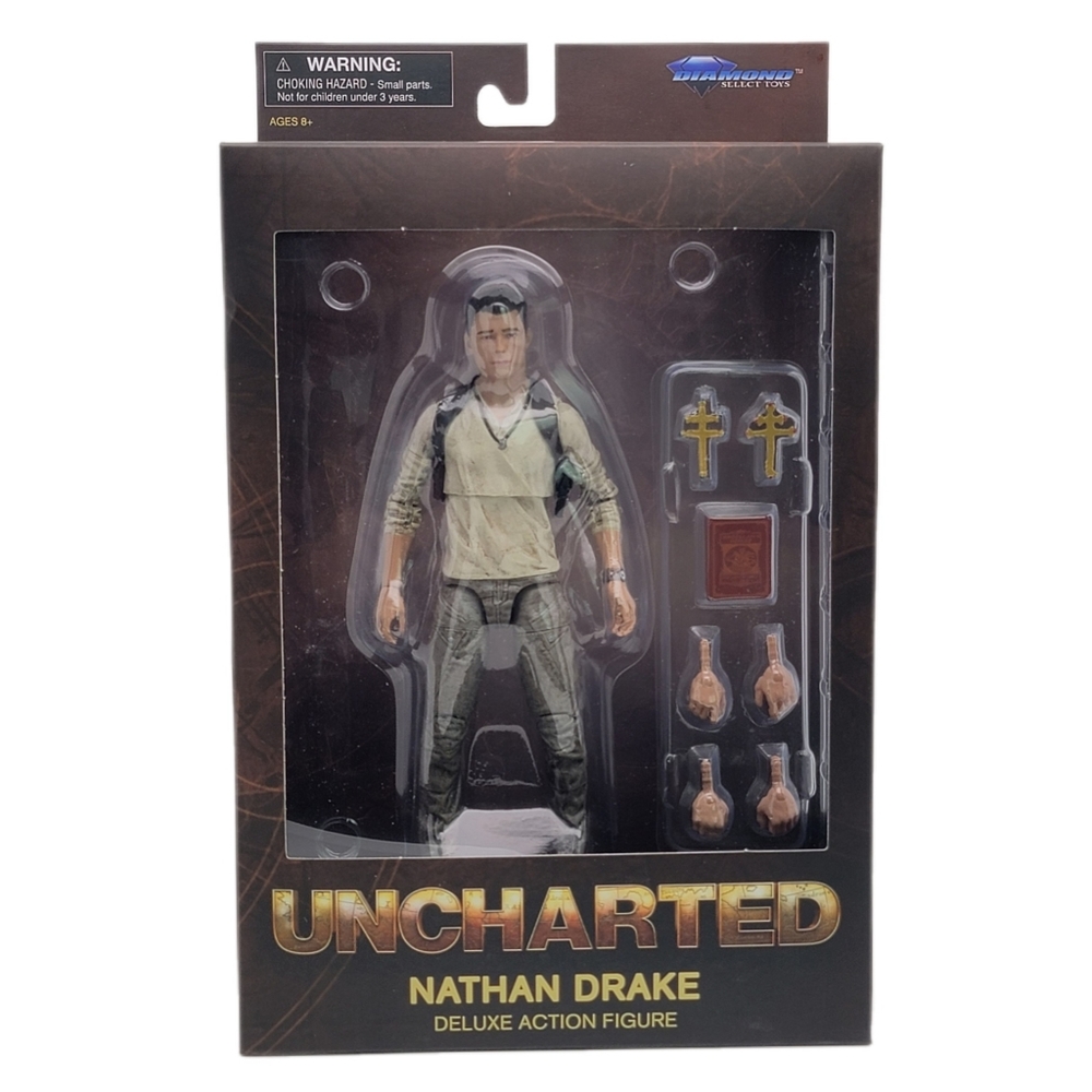 Nathan Drake Uncharted Movie Video Game Deluxe Action Figure Tom Holland